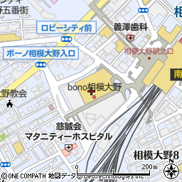 ライフ相模大野駅前店周辺の地図