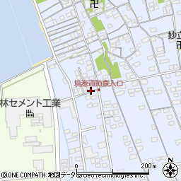 鳥取県境港市外江町3431周辺の地図