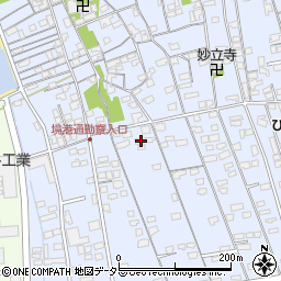 鳥取県境港市外江町2970周辺の地図