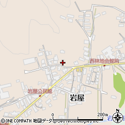 京都府与謝郡与謝野町岩屋186周辺の地図