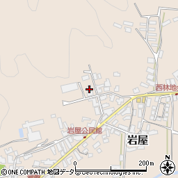 京都府与謝郡与謝野町岩屋174周辺の地図