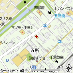 千葉県市原市五所1728周辺の地図