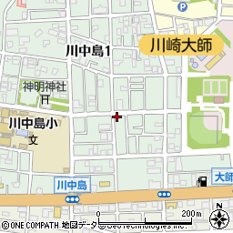 竹山ハイツ周辺の地図