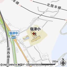 滋賀県長浜市西浅井町塩津中41周辺の地図