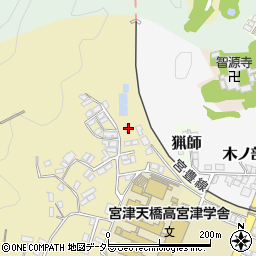 宮津市役所　滝馬浄水場周辺の地図