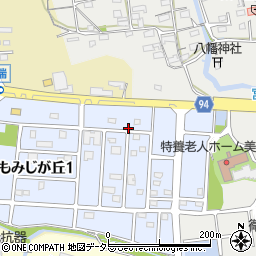 岐阜県美濃市もみじが丘2丁目10周辺の地図