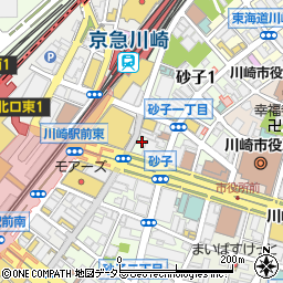 そめの近江　川崎周辺の地図