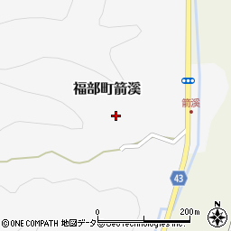 鳥取県鳥取市福部町箭溪47周辺の地図
