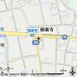 岐阜県美濃市極楽寺322周辺の地図