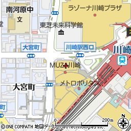 川崎駅西口歯科医院周辺の地図