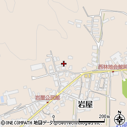 京都府与謝郡与謝野町岩屋180周辺の地図