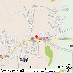 京都府与謝郡与謝野町岩屋97-3周辺の地図