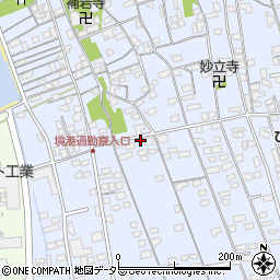 鳥取県境港市外江町2971周辺の地図