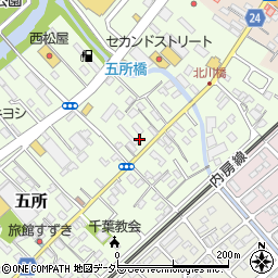 千葉県市原市五所1638周辺の地図