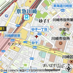 東京新聞川崎支局周辺の地図