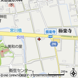 岐阜県美濃市極楽寺331周辺の地図