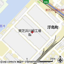 東芝浜川崎工場周辺の地図