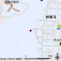兵庫県豊岡市妙楽寺周辺の地図