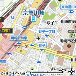 磯丸水産 京急川崎店周辺の地図