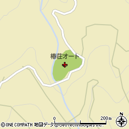 椿荘オートキャンプ場周辺の地図