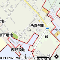 千葉県東金市西野飛地1658-27周辺の地図