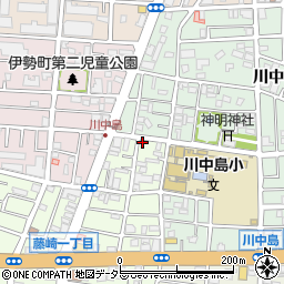 藤崎犬猫病院周辺の地図