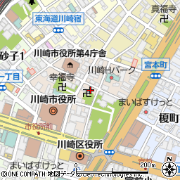 ライズ在宅ケアステーション 川崎駅前店周辺の地図