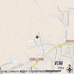 京都府与謝郡与謝野町岩屋170周辺の地図