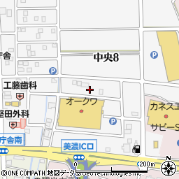 岐阜県美濃市中央10丁目82周辺の地図