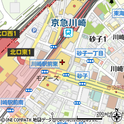 ＴＯＨＯシネマズ川崎周辺の地図