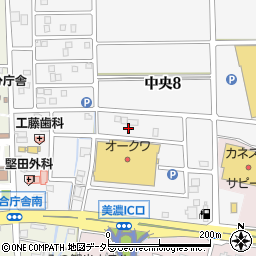 岐阜県美濃市中央10丁目84周辺の地図
