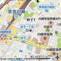 川崎市役所　監査事務局財務監査課長周辺の地図