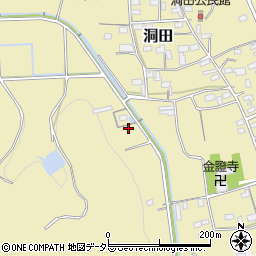 岐阜県山県市洞田606周辺の地図