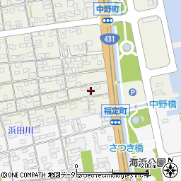 鳥取県境港市中野町3252-16周辺の地図