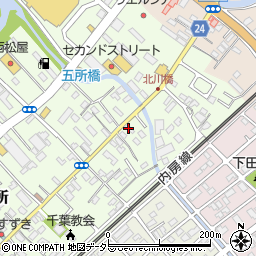 千葉県市原市五所1583周辺の地図