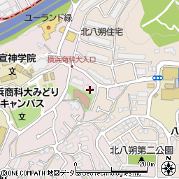 神奈川県横浜市緑区西八朔町774-1周辺の地図