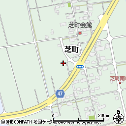〒684-0066 鳥取県境港市芝町の地図
