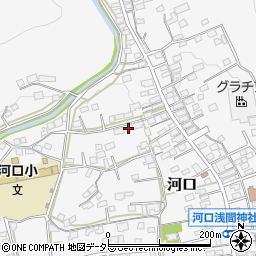 山梨県南都留郡富士河口湖町河口1513周辺の地図