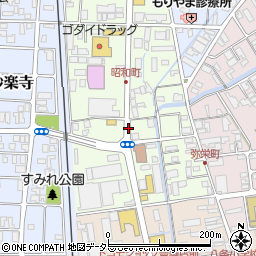 兵庫県豊岡市昭和町周辺の地図