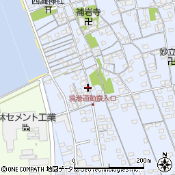 鳥取県境港市外江町3430周辺の地図