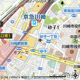 個室中華居酒屋 にぃしょうわぁしょう 川崎駅前店周辺の地図