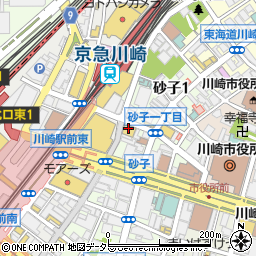 威風 川崎店周辺の地図