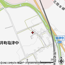 滋賀県長浜市西浅井町塩津中1176周辺の地図