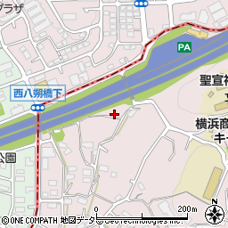 神奈川県横浜市緑区西八朔町698周辺の地図