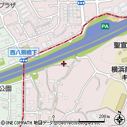 神奈川県横浜市緑区西八朔町698-3周辺の地図