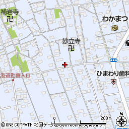 鳥取県境港市外江町2492周辺の地図