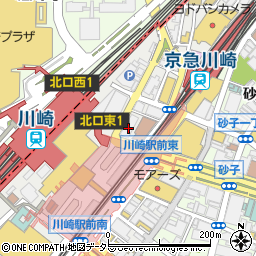 ローソン川崎駅前本町店周辺の地図