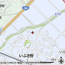 神奈川県横浜市緑区いぶき野51-24周辺の地図