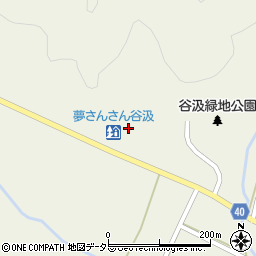 「道の駅」夢さんさん谷汲公衆トイレ周辺の地図