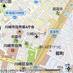 川崎ホテルパーク周辺の地図